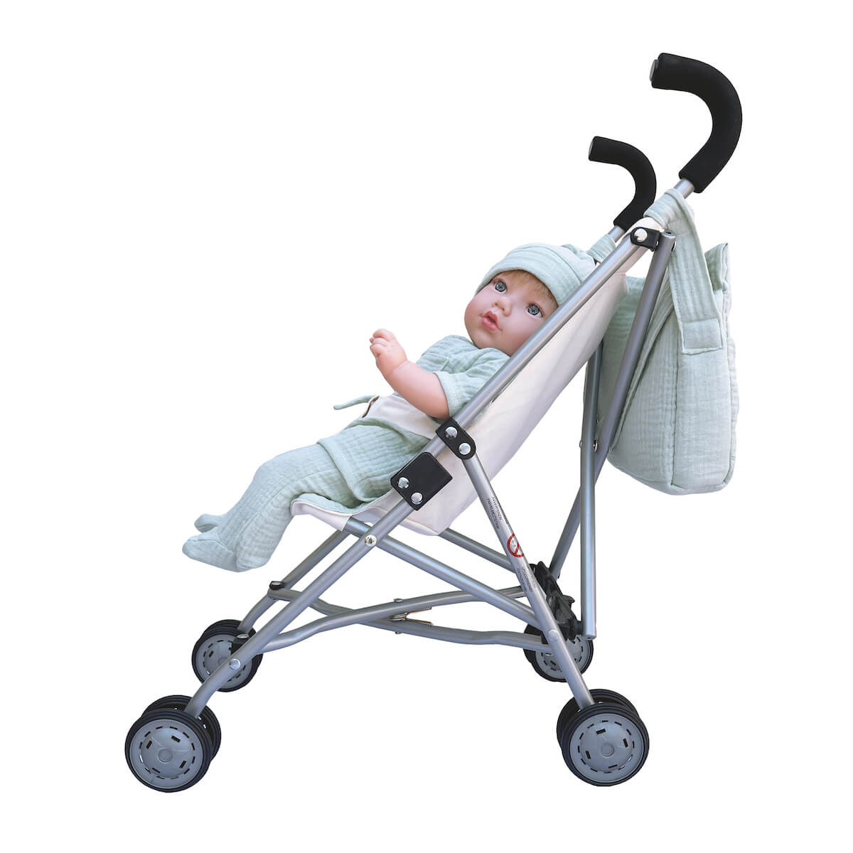 Poupée 42cm Jim BOBBLE vert