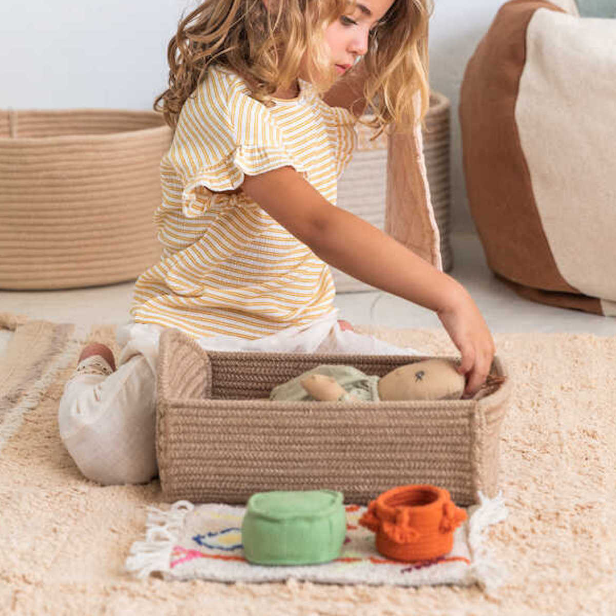 Poupée en tissu MINI LORENA Lorena Canals Nari