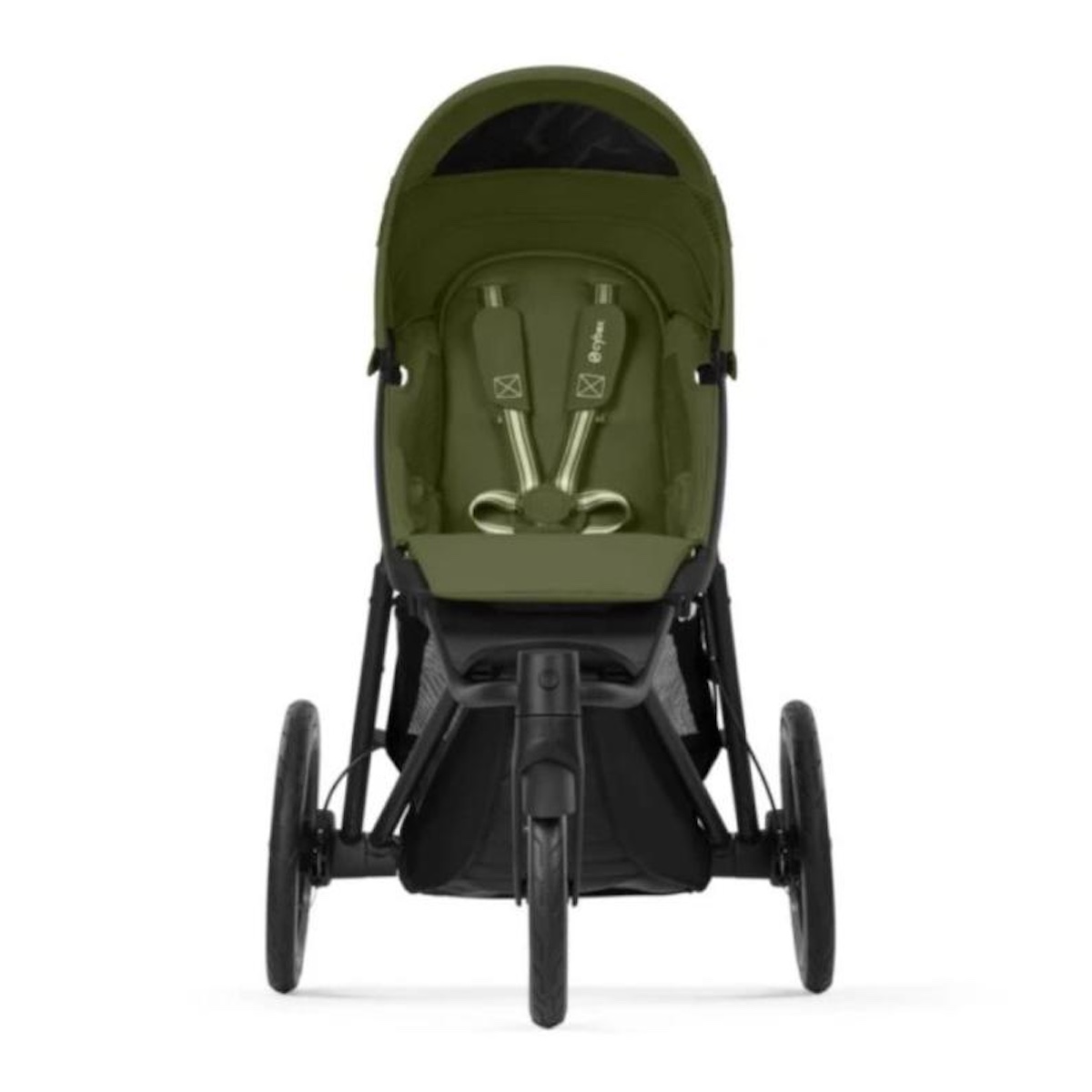 Poussette AVI SPIN BLK Cybex Moss green Khaki