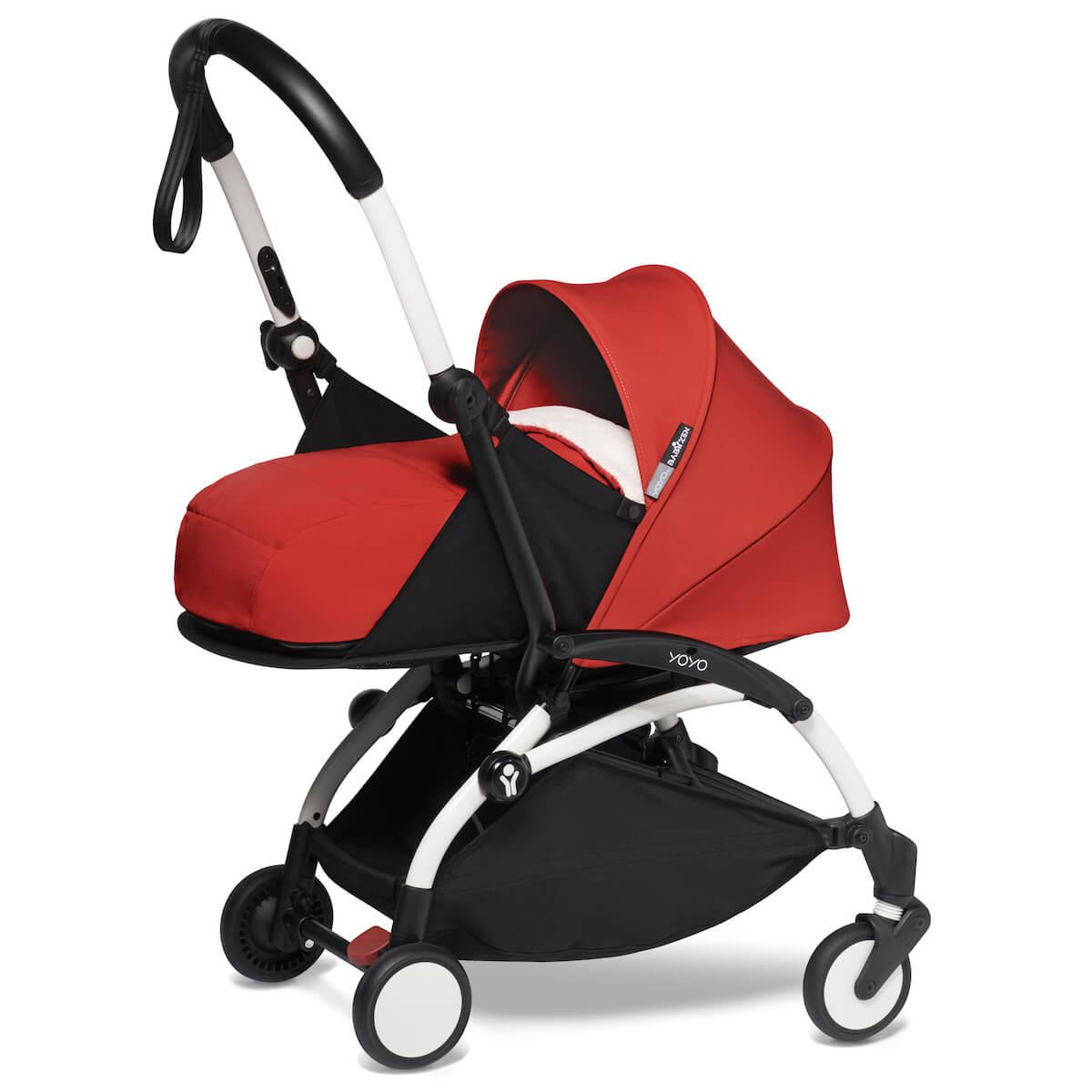 Poussette BABYZEN YOYO² 0+ blanc-rouge