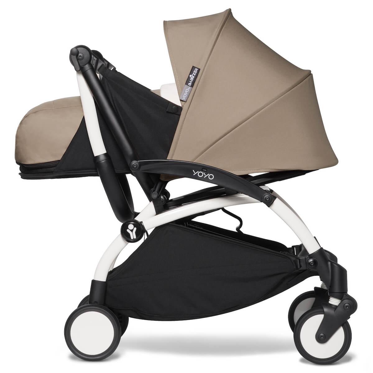 Poussette BABYZEN YOYO² 0+ blanc-taupe