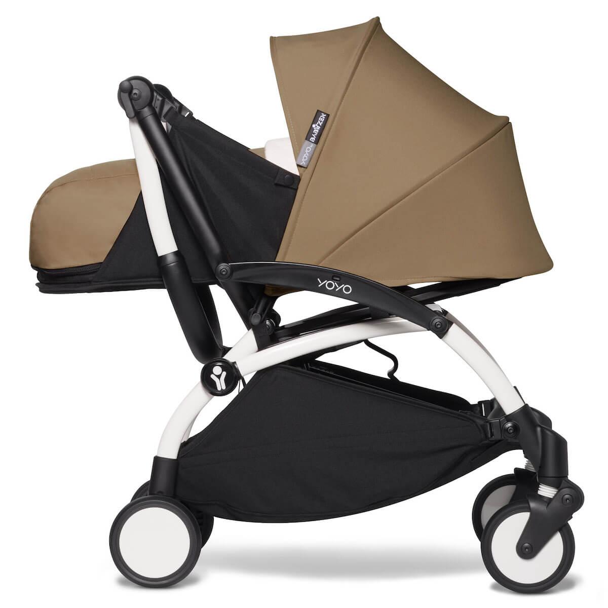 Poussette BABYZEN YOYO² 0+ blanc-toffee