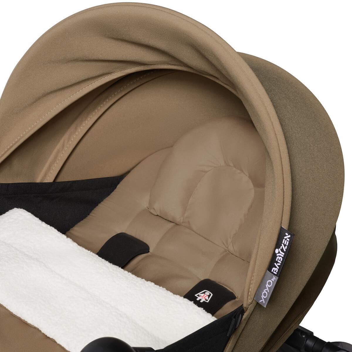 Poussette BABYZEN YOYO² 0+ blanc-toffee