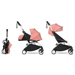 Poussette BABYZEN YOYO² complète 0+ et 6+ blanc-ginger
