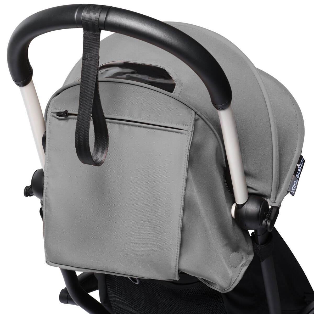 Poussette BABYZEN YOYO² complète 0+ et 6+ blanc-gris