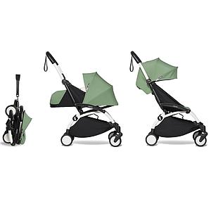 Poussette BABYZEN YOYO² complète 0+ et 6+ blanc-peppermint