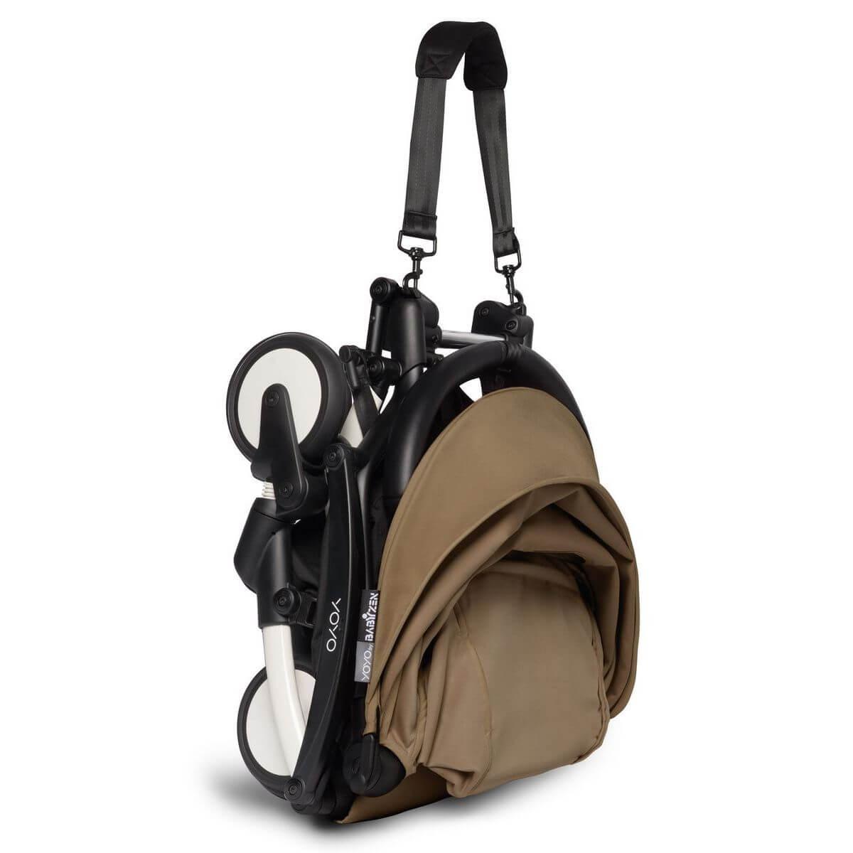 Poussette BABYZEN YOYO² complète 0+ et 6+ blanc-toffee
