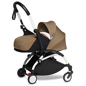 Poussette BABYZEN YOYO² complète 0+ et 6+ blanc-toffee