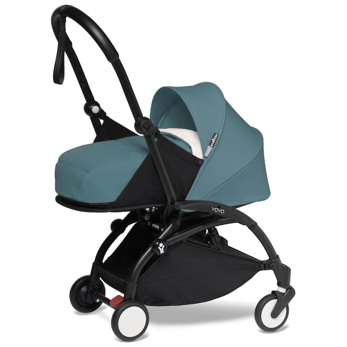 Poussette BABYZEN YOYO² complète 0+ et 6+ noir-aqua