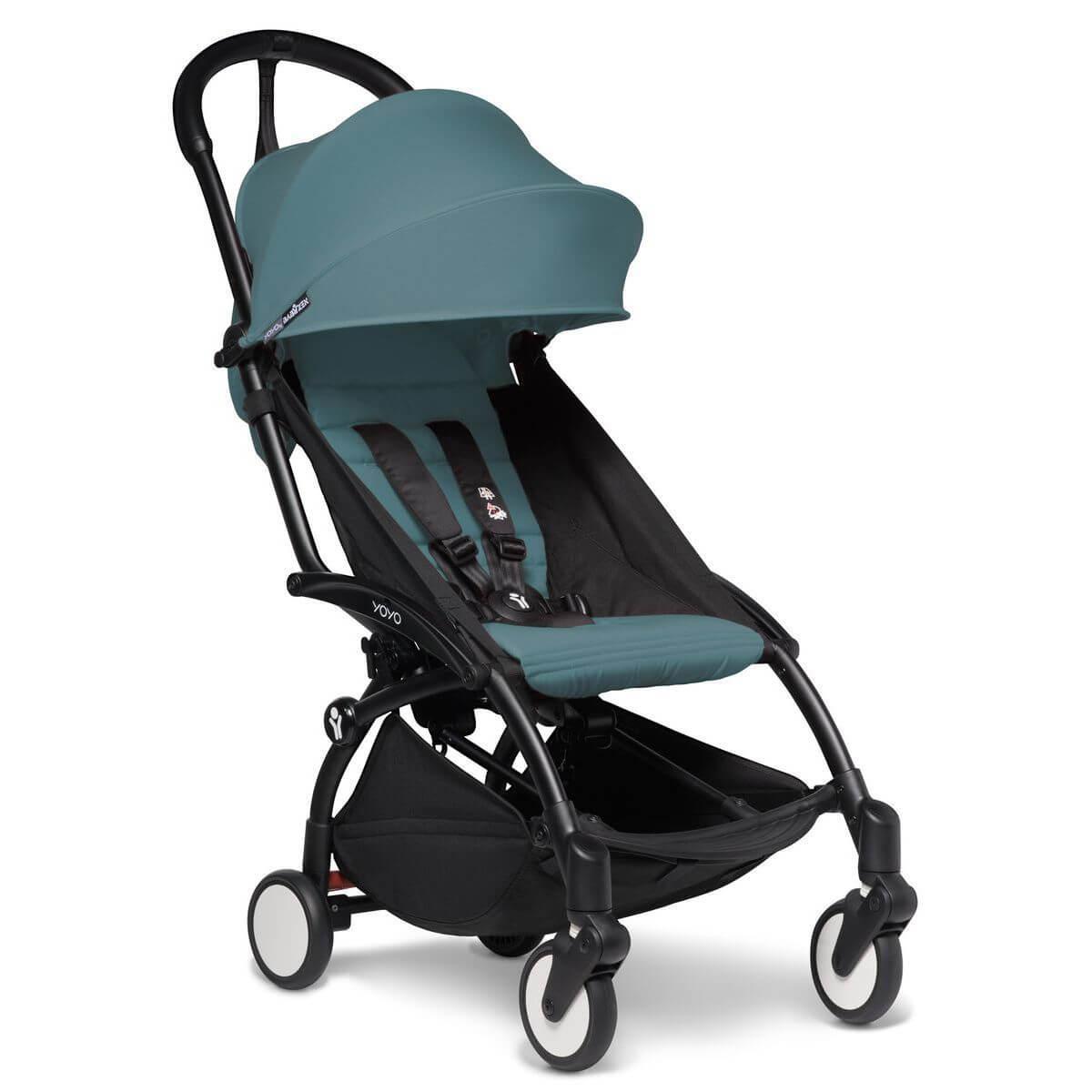 Poussette BABYZEN YOYO² complète 0+ et 6+ noir-aqua