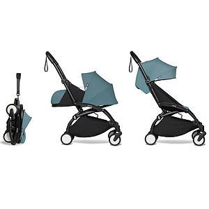 Poussette BABYZEN YOYO² complète 0+ et 6+ noir-aqua