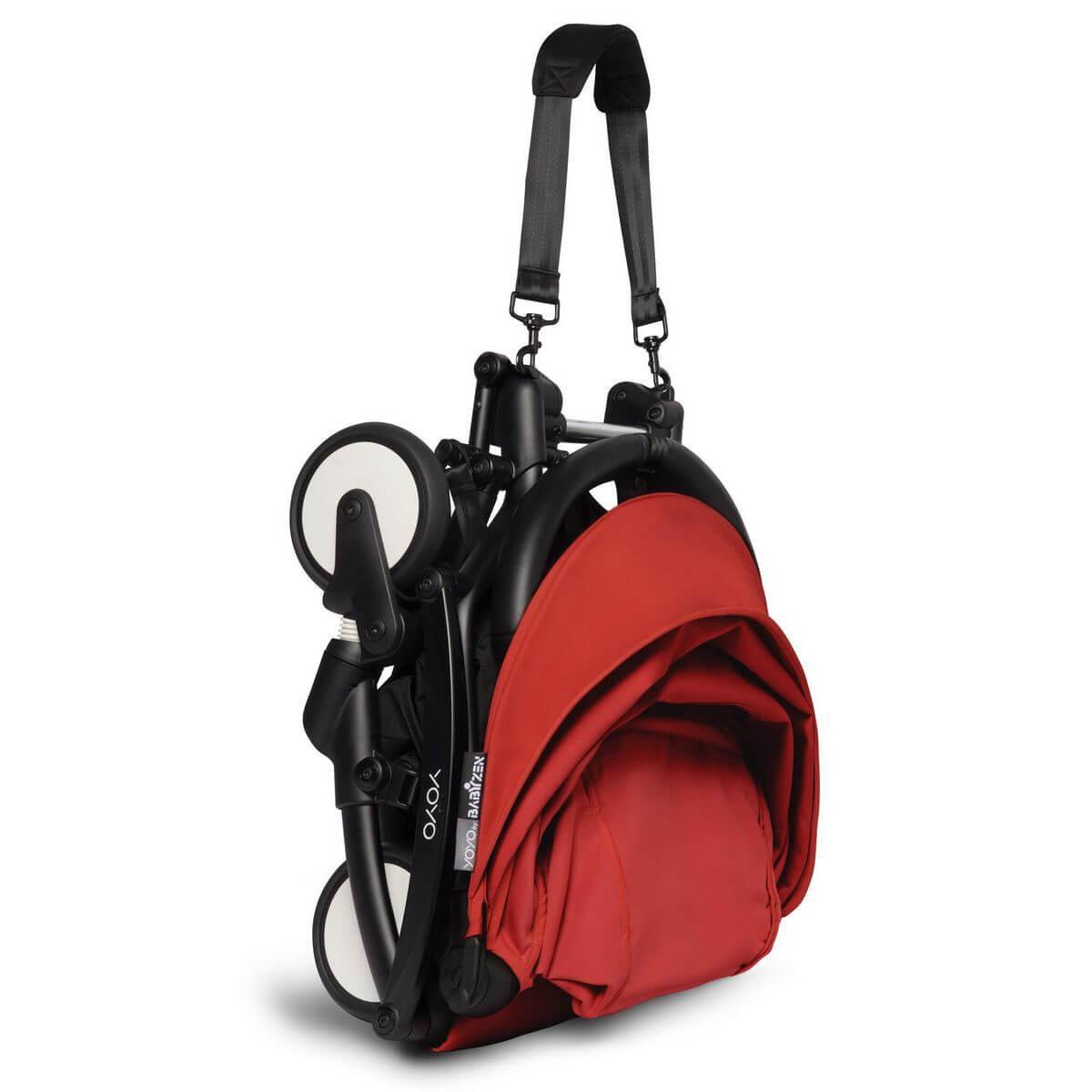 Poussette BABYZEN YOYO² complète 0+ et 6+ noir-rouge