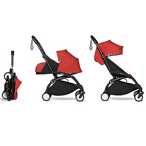 Poussette BABYZEN YOYO² complète 0+ et 6+ noir-rouge