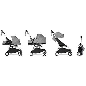 Poussette BABYZEN YOYO² complète 0+/6+ et nacelle blanc-gris