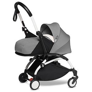 Poussette BABYZEN YOYO² complète 0+/6+ et nacelle blanc-gris