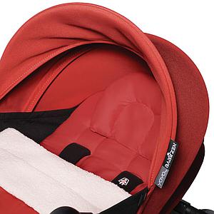 Poussette BABYZEN YOYO² complète 0+/6+ et nacelle blanc-rouge