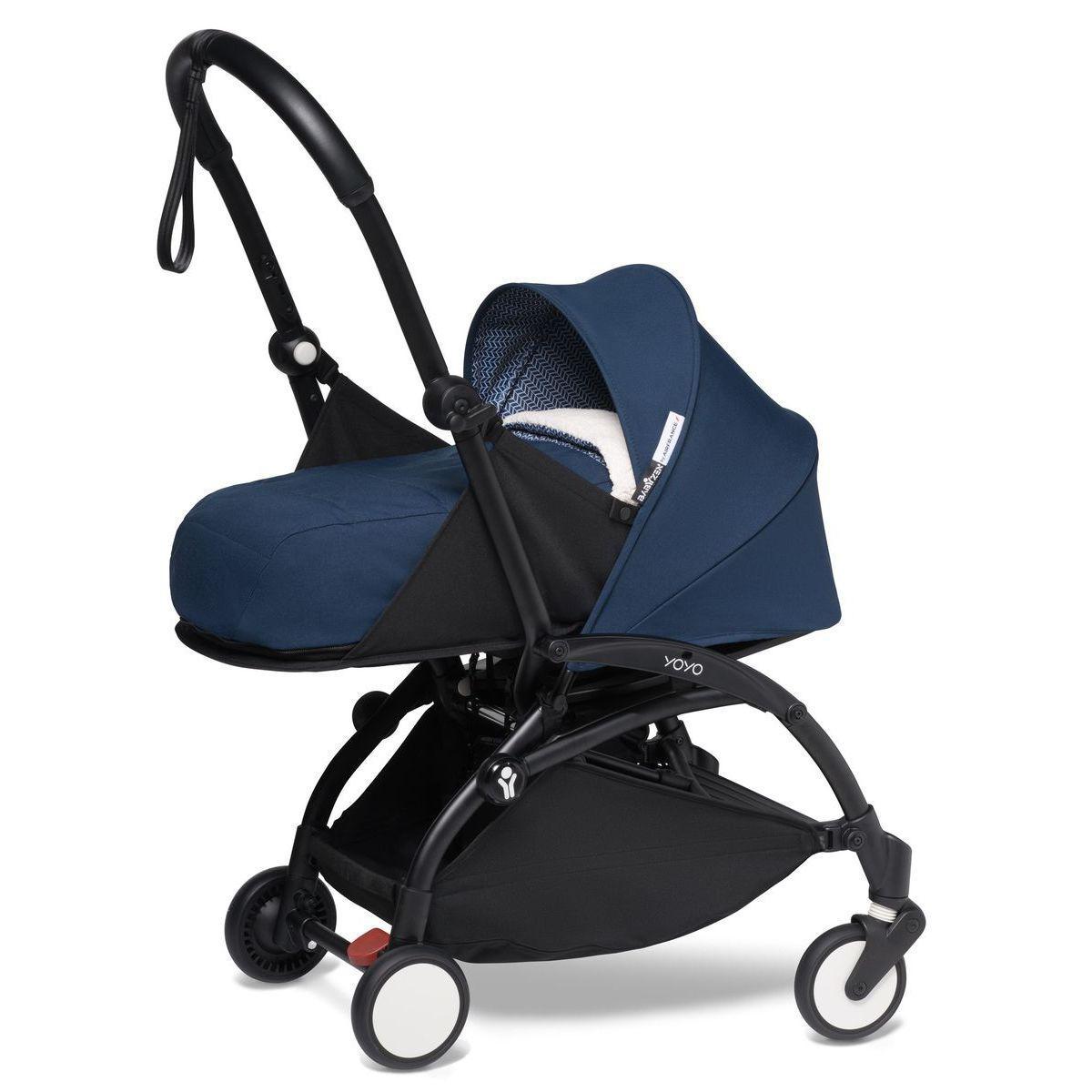 Poussette BABYZEN YOYO² complète 0+/6+ et nacelle noir-Air France