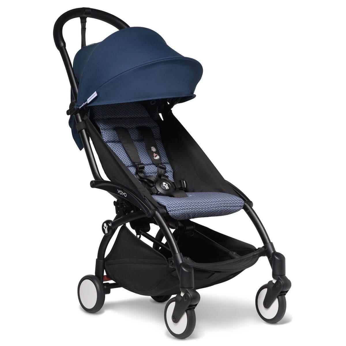 Poussette BABYZEN YOYO² complète 0+/6+ et nacelle noir-Air France