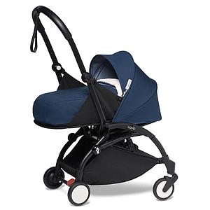 Poussette BABYZEN YOYO² complète 0+/6+ et nacelle noir-Air France