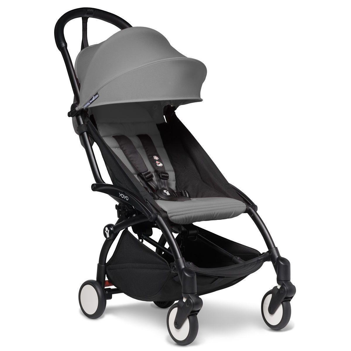 Poussette BABYZEN YOYO² complète 0+/6+ et nacelle noir-gris
