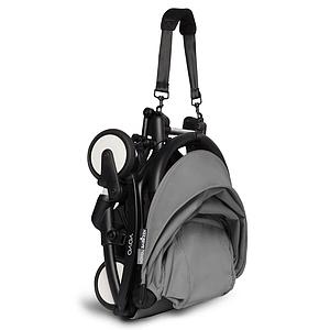 Poussette BABYZEN YOYO² complète 0+/6+ et nacelle noir-gris