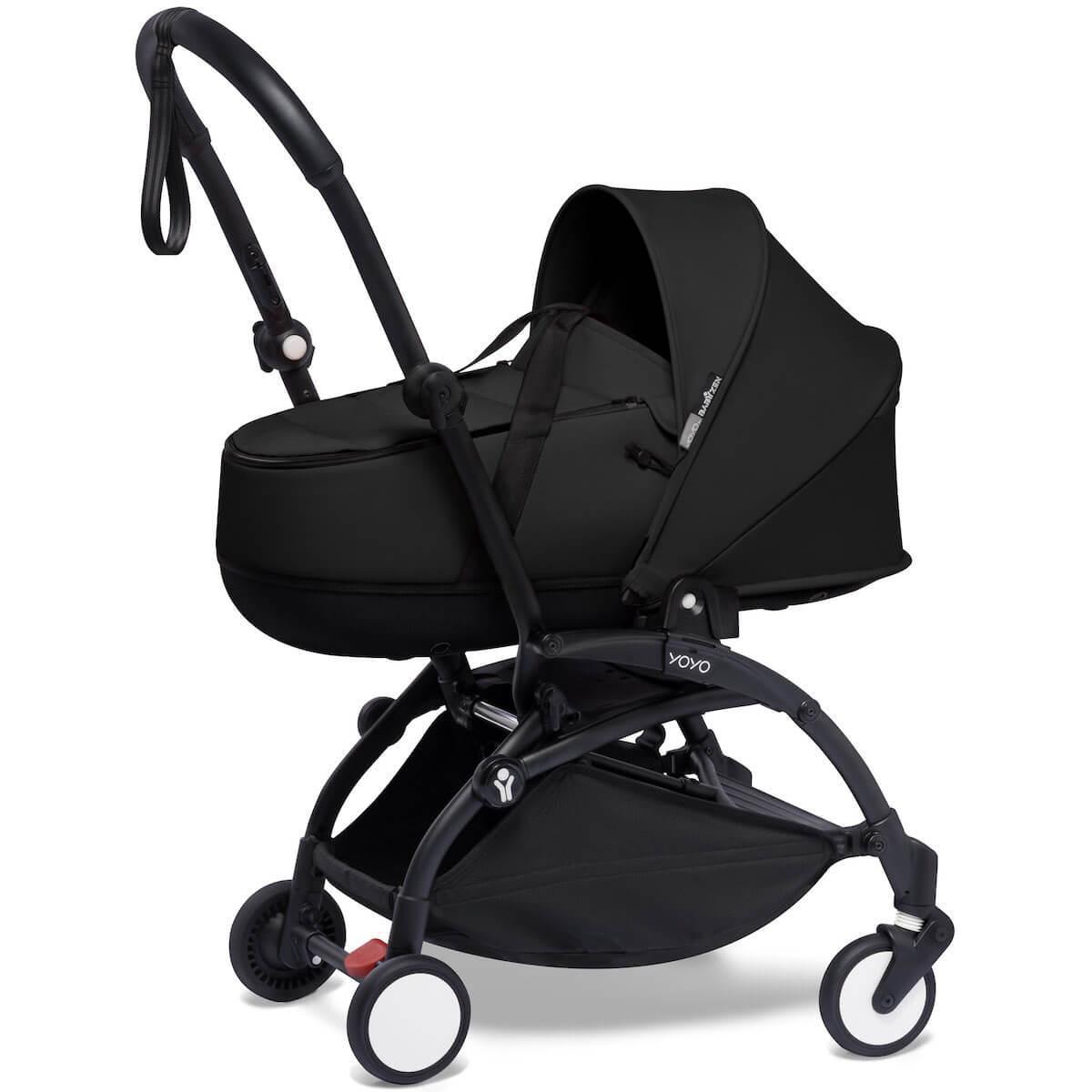 Poussette BABYZEN YOYO² complète 0+/6+ et nacelle noir-noir