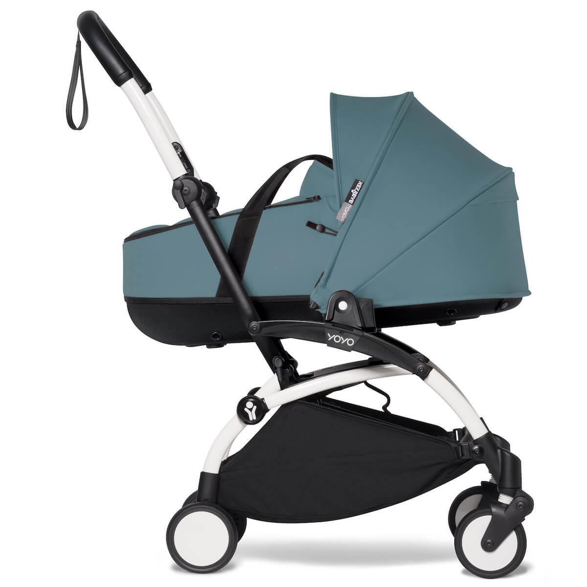 Poussette BABYZEN YOYO² complète nacelle 6+ blanc-aqua