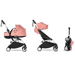 Poussette BABYZEN YOYO² complète nacelle 6+ blanc-ginger