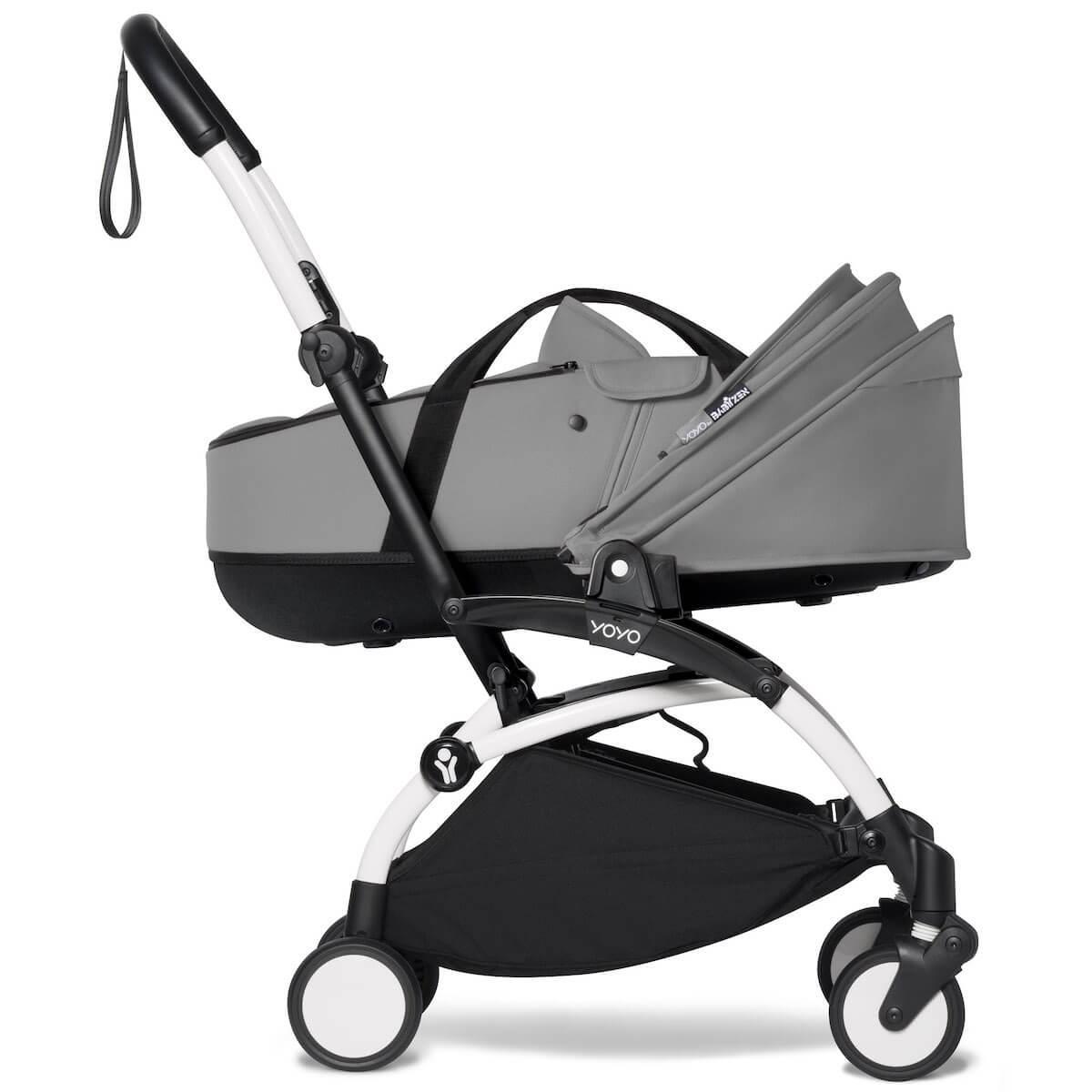 Poussette BABYZEN YOYO² complète nacelle 6+ blanc-gris