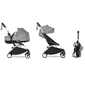 Poussette BABYZEN YOYO² complète nacelle 6+ blanc-gris