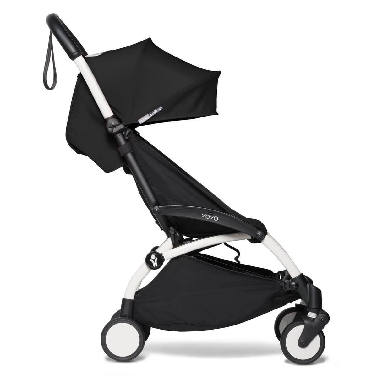 Poussette BABYZEN YOYO² complète nacelle 6+ blanc-noir