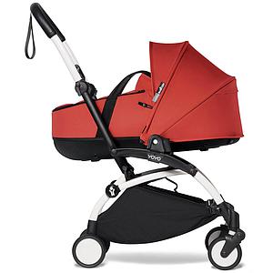 Poussette BABYZEN YOYO² complète nacelle 6+ blanc-rouge
