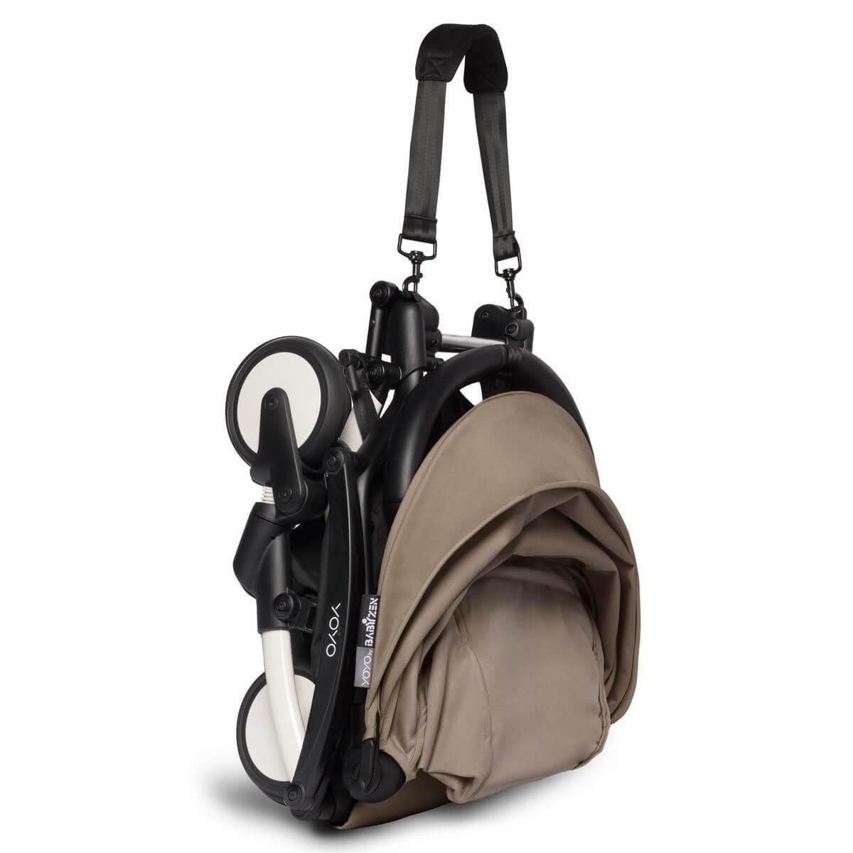 Poussette BABYZEN YOYO² complète nacelle 6+ blanc-taupe