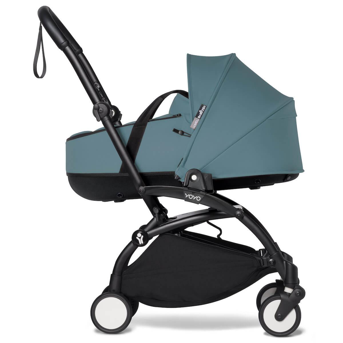 Poussette BABYZEN YOYO² complète nacelle 6+ noir-aqua