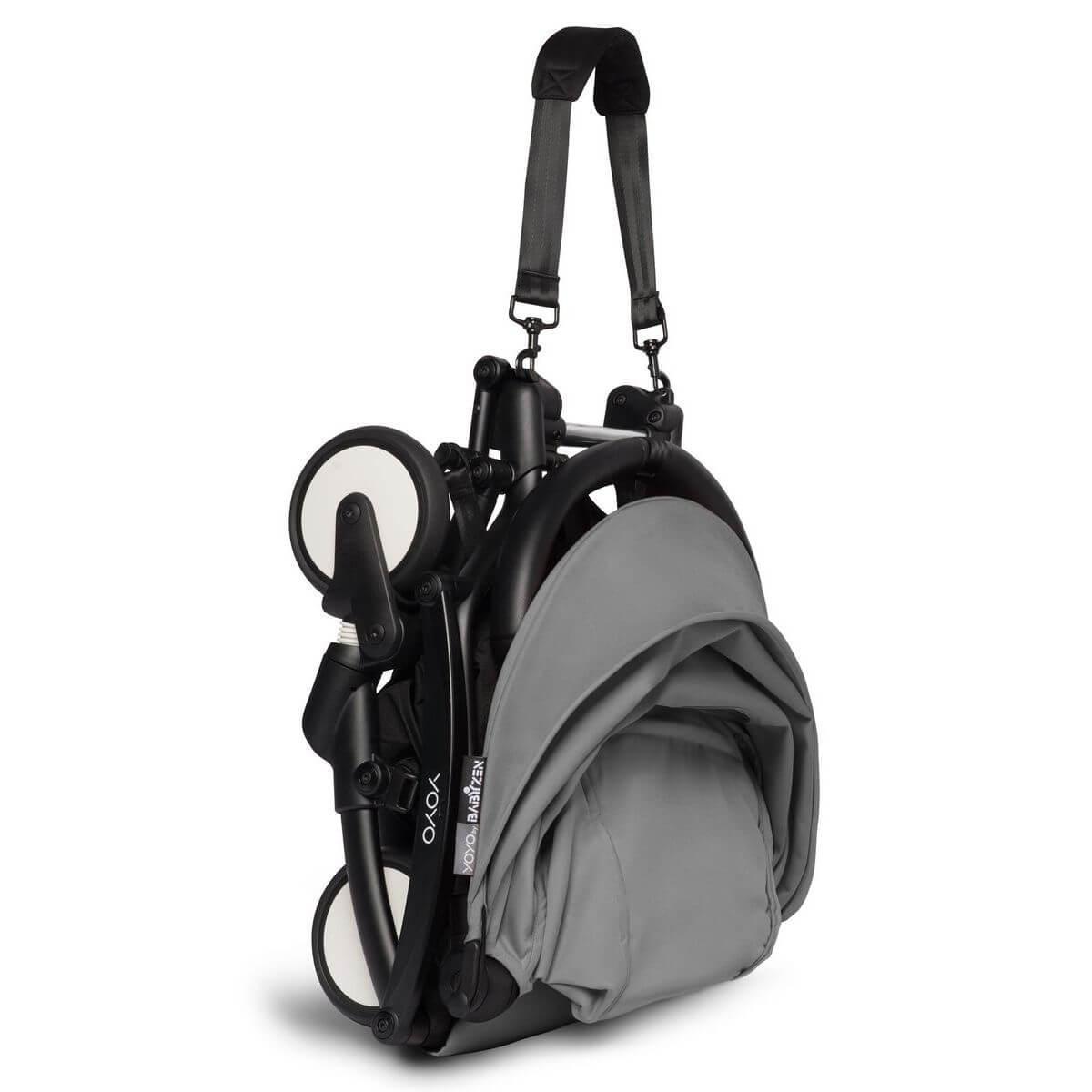 Poussette BABYZEN YOYO² complète nacelle 6+ noir-gris