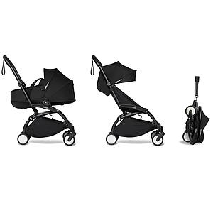Poussette BABYZEN YOYO² complète nacelle 6+ noir-noir