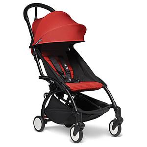 Poussette BABYZEN YOYO² complète nacelle 6+ noir-rouge