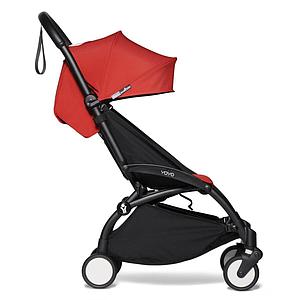 Poussette BABYZEN YOYO² complète nacelle 6+ noir-rouge