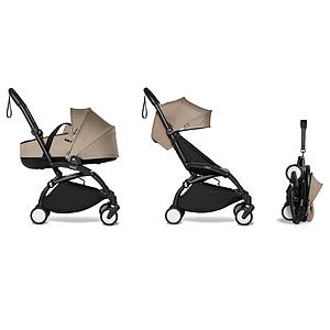 Poussette BABYZEN YOYO² complète nacelle 6+ noir-taupe
