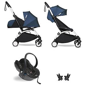 Poussette BABYZEN YOYO² tout en un 0+/6+ et siège auto blanc-Air France