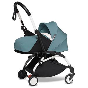 Poussette BABYZEN YOYO² tout en un 0+/6+ et siège auto blanc-aqua