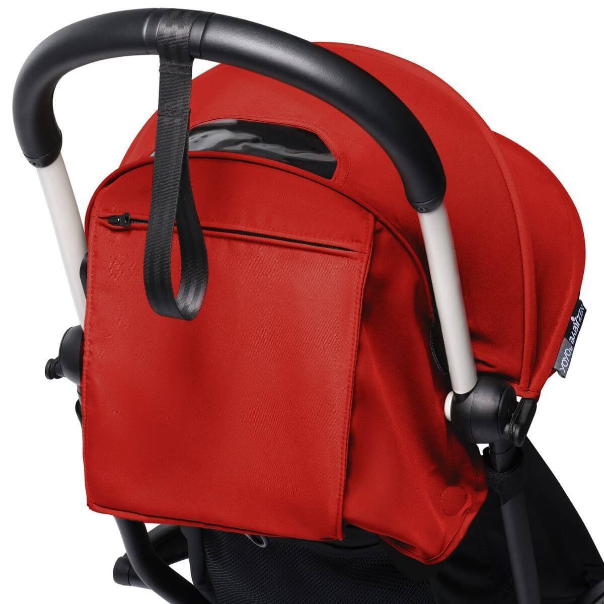Poussette BABYZEN YOYO² tout en un 0+/6+ et siège auto blanc-rouge