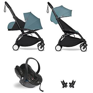 Poussette BABYZEN YOYO² tout en un 0+/6+ et siège auto noir-aqua
