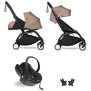 Poussette BABYZEN YOYO² tout en un 0+/6+ et siège auto noir-taupe