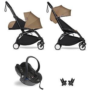 Poussette BABYZEN YOYO² tout en un 0+/6+ et siège auto noir-toffee