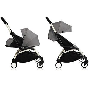 Poussette bébé-enfant YOYO+ 0+ à 6+ Babyzen blanc-gris