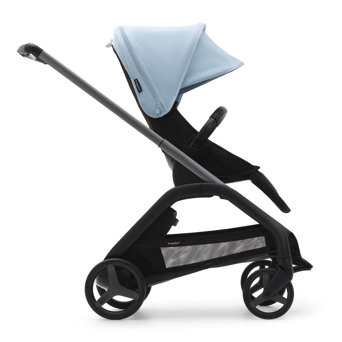 Poussette Bugaboo Dragonfly graphite-nuit noir-bleu ciel