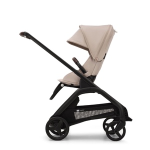 Poussette Bugaboo Dragonfly noir desert taupe-desert taupe