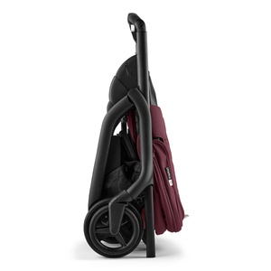 Poussette Bugaboo Dragonfly noir rouge cerise-rouge cerise