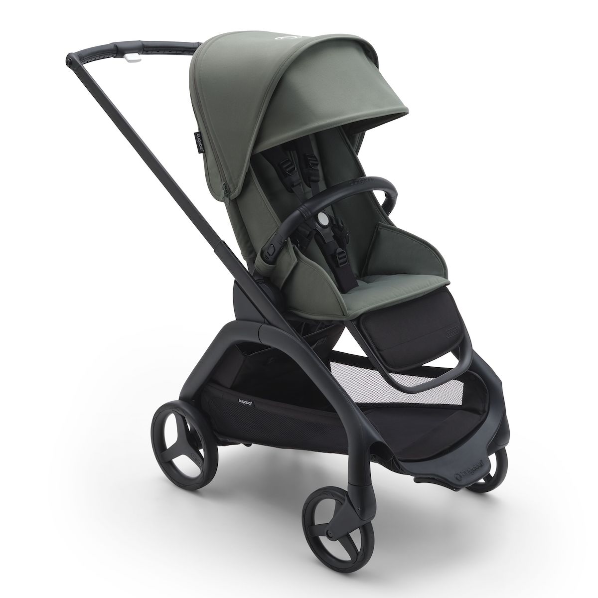 Poussette Bugaboo Dragonfly noir-vert forêt-vert forêt
